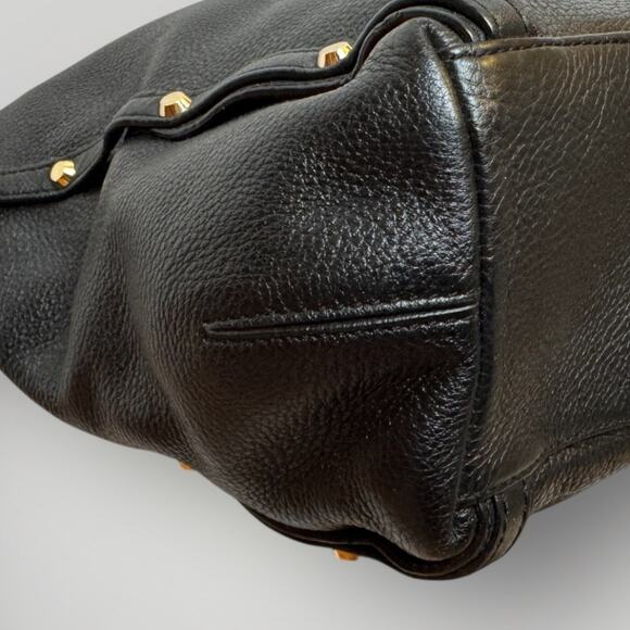 Michael Kors Astor Studded Black Leather Hobo Bag - Like New - Picture 6 of 16